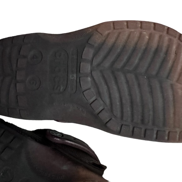 ❤️ CROCS Classic Clogs Mules Slip On Comfort Shoes Dark Cherry Unisex Size 4/6 - Picture 7 of 11